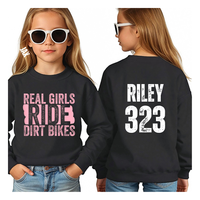 Real Girls Ride Dirt Bikes Custom Pullover Hoodie