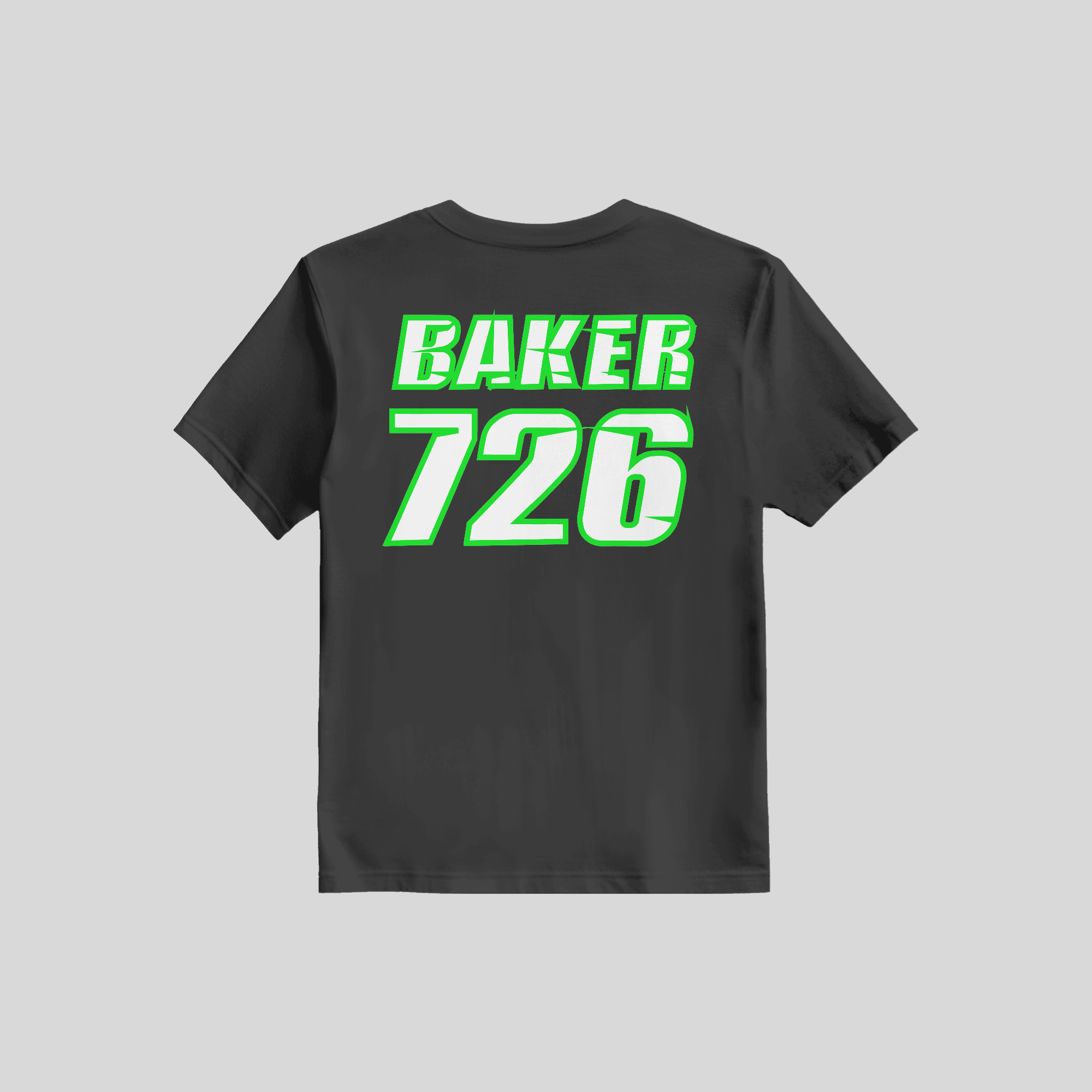 Custom Motocross Name & Number Tee