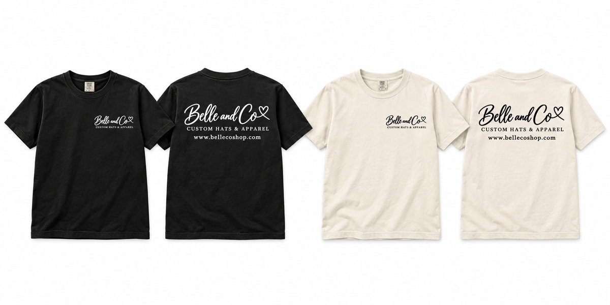 Belle and Co Signature Logo — Comfort Colors Ringspun T-Shirt