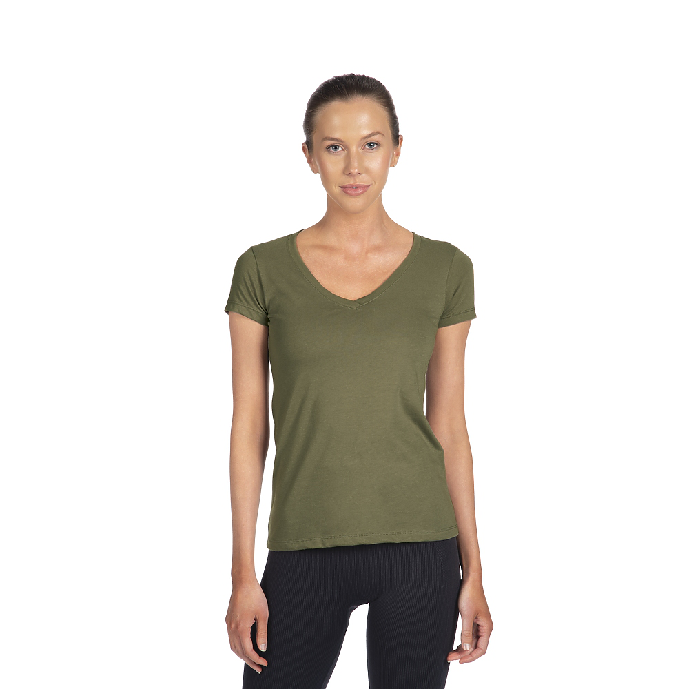 Custom V-Neck Tee 65 Designs Available