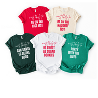 Most Likely to...Christmas TShirt Various Designs Available